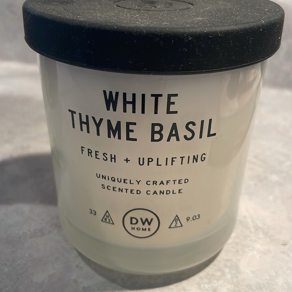 DW Home White Thyme Basil Candle - Picture 2 of 5